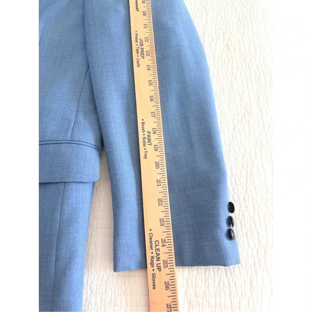 Meeting Street Mens Light Blue Two Button Blazer Sport Coat Jacket 44 Long‎